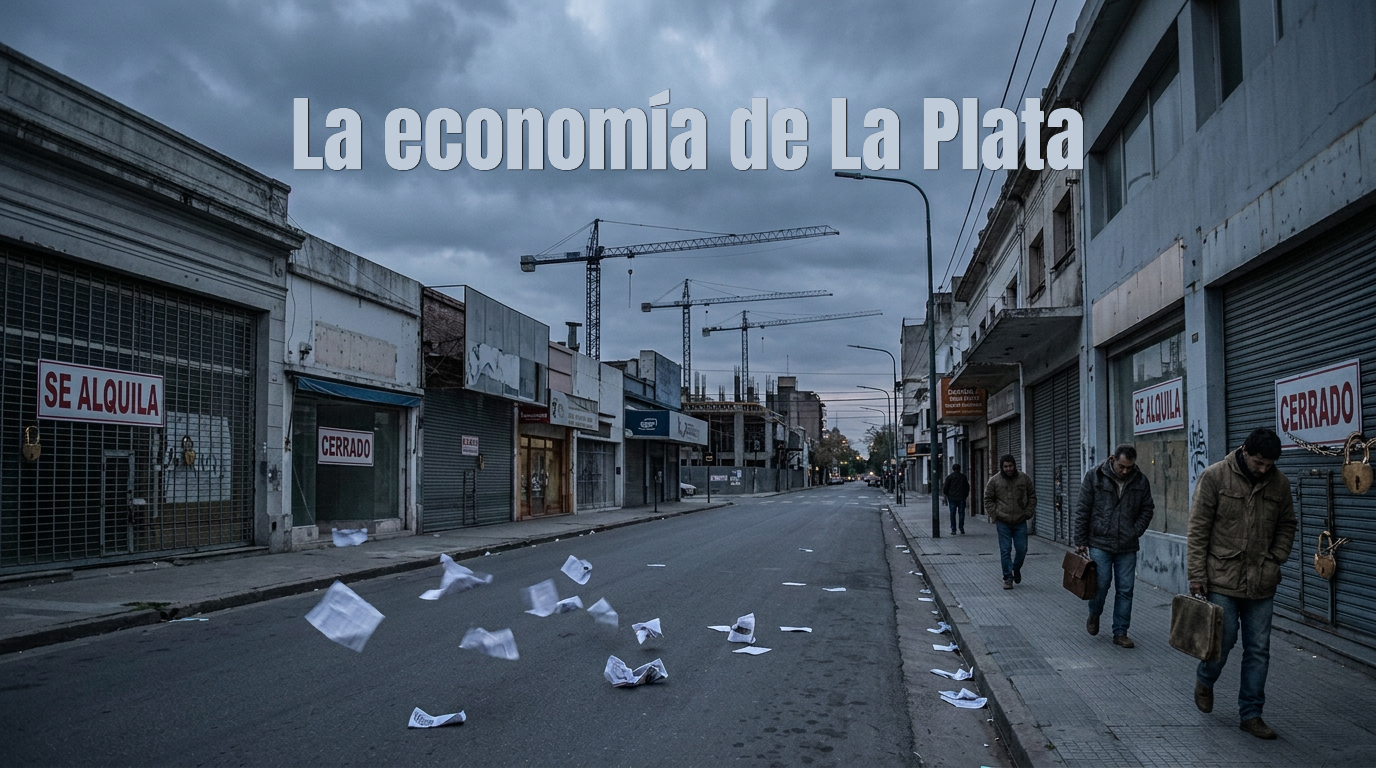 La Plata, desempleo, construcción, comercio minorista, economía regional