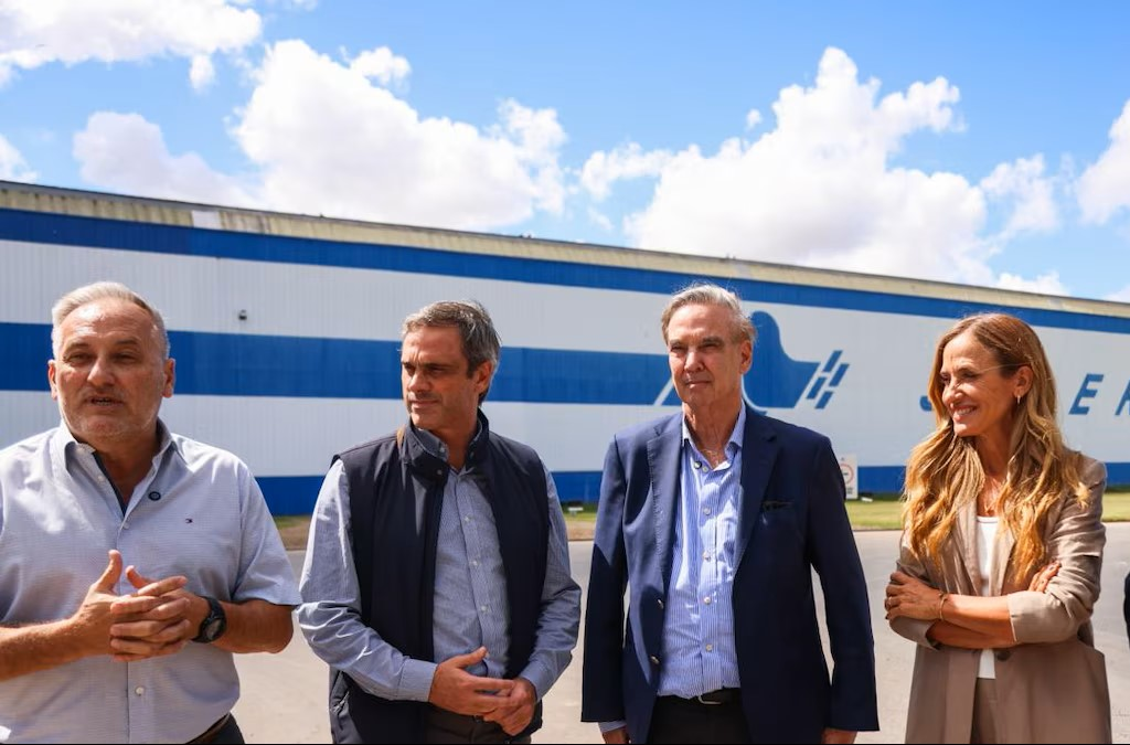 Pichetto, Michel y Tolosa Paz juntos en Expoagro