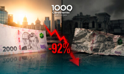 Informe profundo sobre la caída del 92% en el poder de compra del billete de $2.000. Comparativa 2023-2026, salarios reales y crisis social en Argentina.