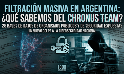 Filtración de datos masiva en Argentina: qué se sabe del ataque del grupo Chronus Team