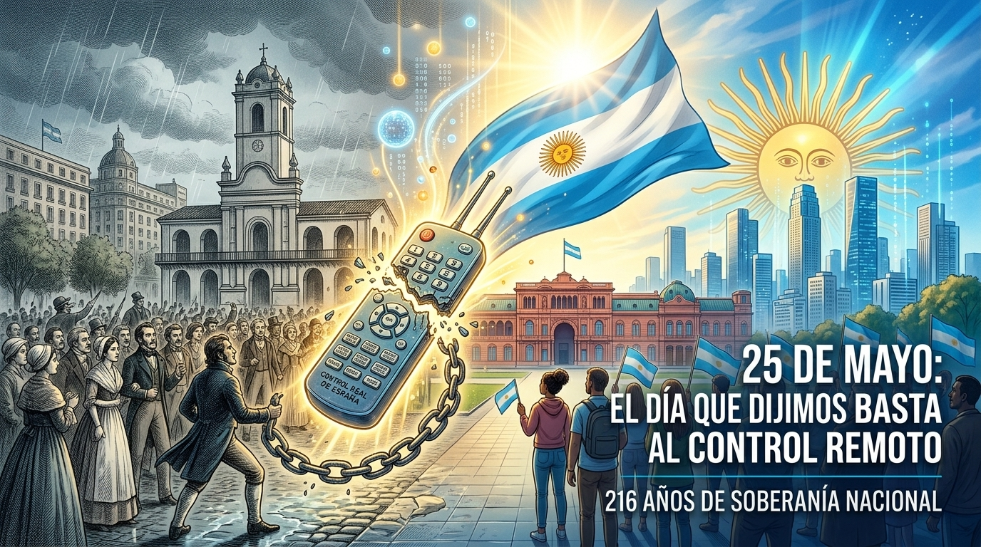 A 216 años de la Revolución de Mayo, recordamos el espíritu patriota que terminó con el control colonial y dio origen a nuestra Nación.