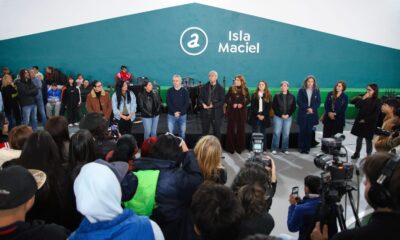 Jorge Ferraresi y Andrés Larroque inauguraron mejoras en la sede Maciel del Programa Envión. Más infraestructura para la inclusión juvenil en Avellaneda.