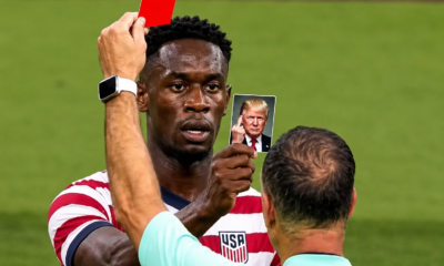 La FIFA congeló de forma excepcional la tarjeta roja al goleador de EE.UU., Folarin Balogun, tras un llamado de Trump. La UEFA calificó la medida de inaudita.