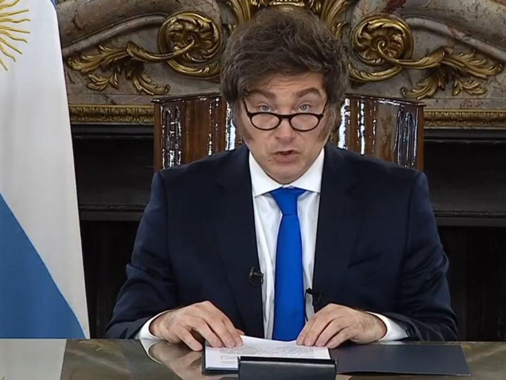 Sanciones por Malvinas anunciadas por Javier Milei en cadena nacional