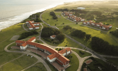 Vista aérea del complejo de Chapadmalal, que la Provincia busca recuperar para el turismo social