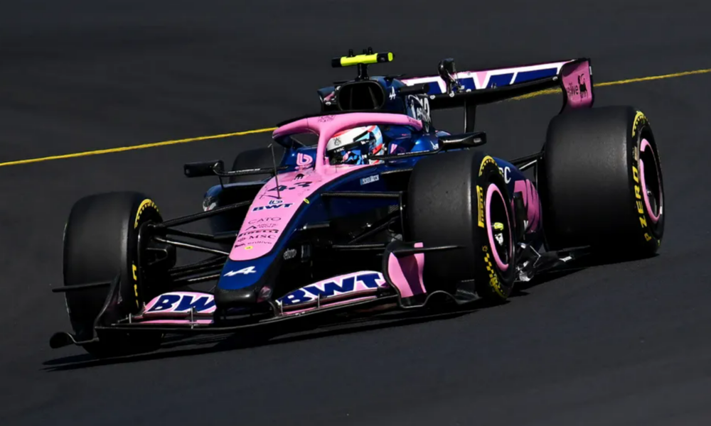 Colapinto en Monza durante las prácticas libres del GP de Italia
