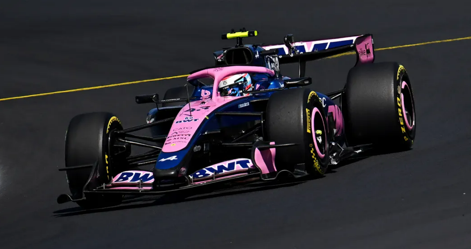 Colapinto en Monza durante las prácticas libres del GP de Italia