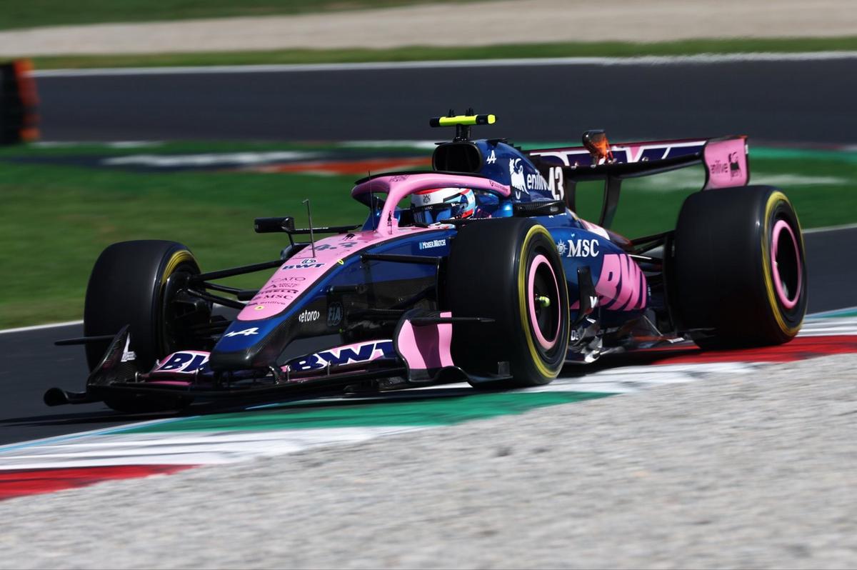 Colapinto en Monza - Foto: Alpine F1 Team