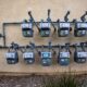 Medidor de gas domiciliario, en referencia al robo de flexibles de gas en La Plata