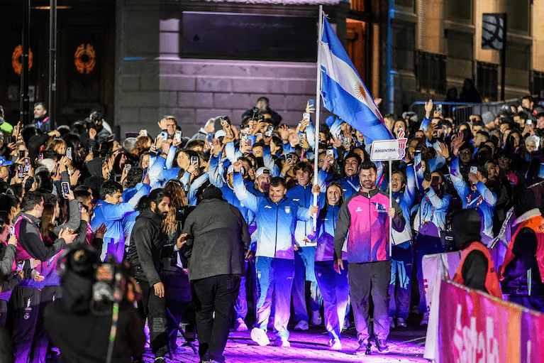 La delegación argentina en los Juegos Suramericanos Santa Fe 2026, donde el país es segundo en el medallero de los Juegos Suramericanos