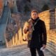 Axel Kicillof, foto de archivo, en la Gran Muralla China