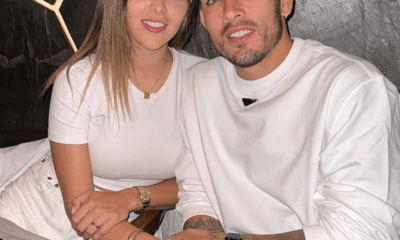 Camila Galante y Leandro Paredes