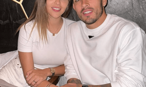 Camila Galante y Leandro Paredes