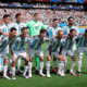 La Selección Argentina posa antes de un partido en Estados Unidos