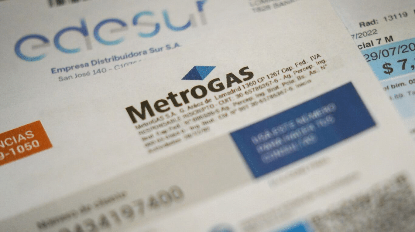 subsidio al gas en la Provincia factura