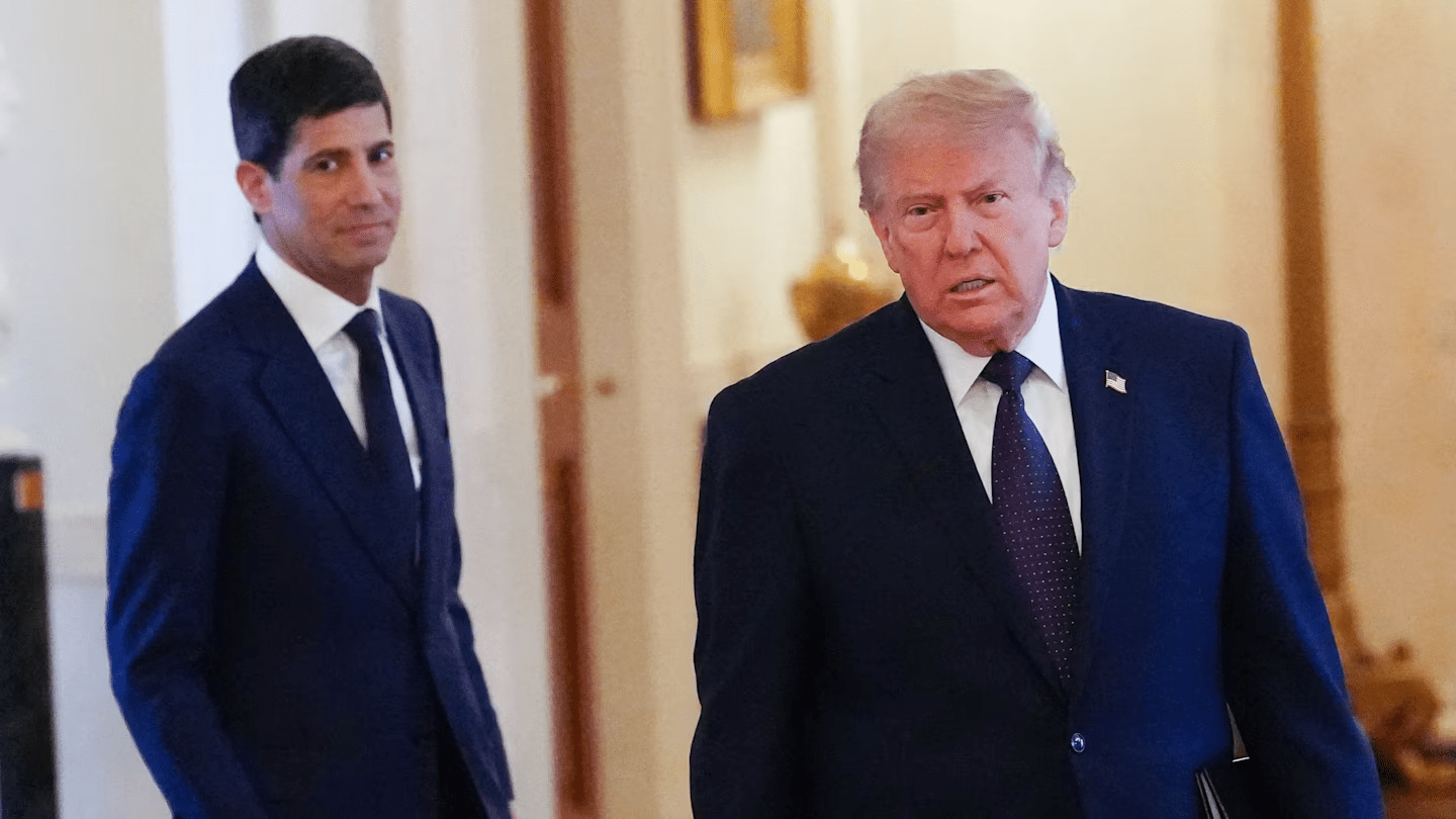 Donald Trump junto a Kevin Warsh, presidente de la Reserva Federal, en la Casa Blanca