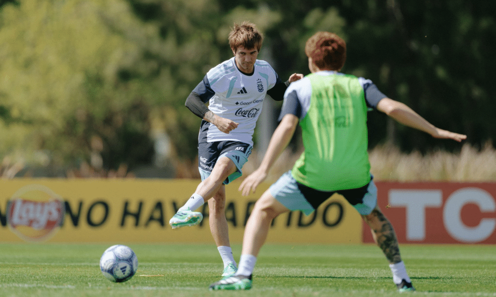 Entrenamiento de la Selección previo al amistoso ante Bolivia