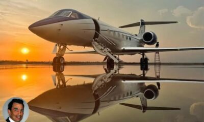 Avión privado de Baires Fly, la empresa vinculada a la causa ANDIS que sacó del país a Flávio Bolsonaro