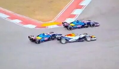 Incidente entre Colapinto y Arvid Lindblad en el GP de Estados Unidos