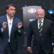 Debate entre Lula y Flávio Bolsonaro en los estudios de la Band, en San Pablo