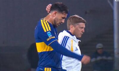 Leandro Paredes asistido por el cuerpo médico de Boca, la baja de Paredes