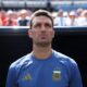 La lista de Scaloni sin Messi: el entrenador de la Selección en un entrenamiento
