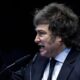 Milei junto a funcionarios en una reunión por los gobernadores aliados por el Presupuesto 2027