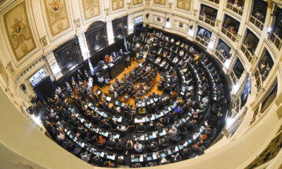 Fachada de la Legislatura de la provincia de Buenos Aires, en La Plata