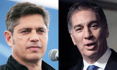 Axel Kicillof y Diego Santilli