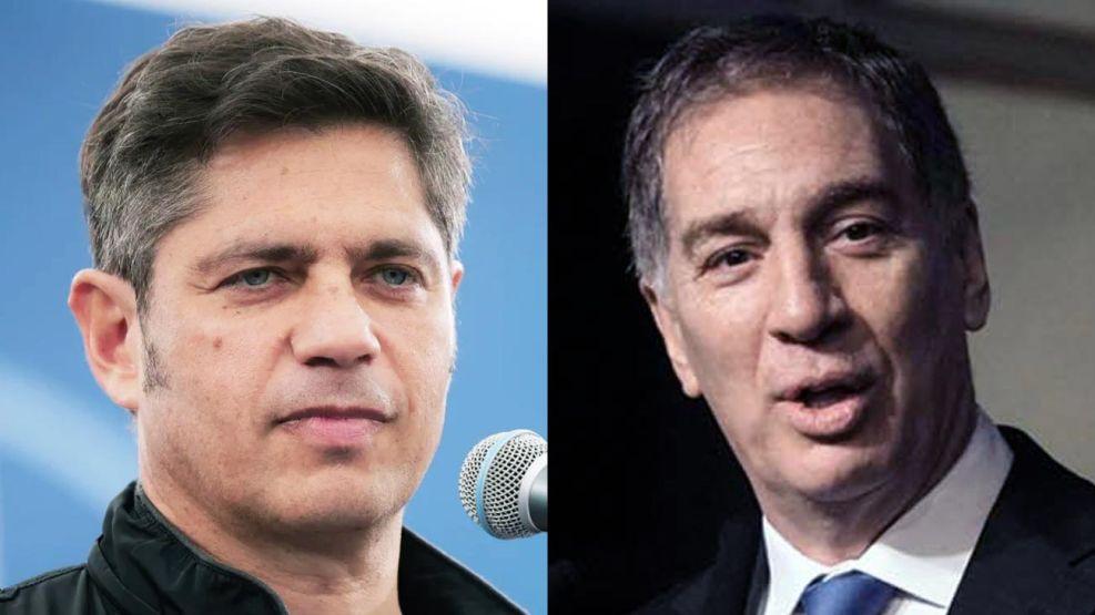 Axel Kicillof y Diego Santilli