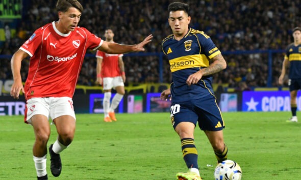Independiente y Boca en Avellaneda durante un partido del Clausura