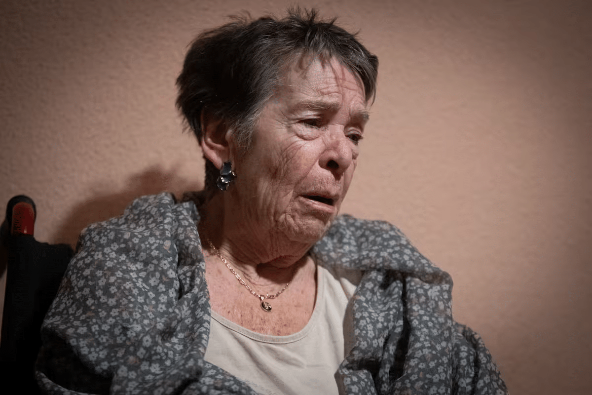 Maricarmen, la jubilada desalojada en Madrid