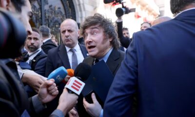 Insultos de Milei en España a una periodista en Madrid