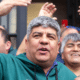 Pablo Moyano en un acto de Camioneros