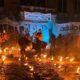 la marcha de antorchas de la UNLP