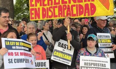 Marcha por la ley de emergencia en discapacidad