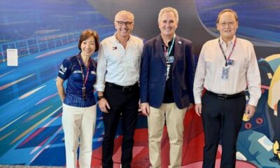 Reunión por el pedido de que la Argentina vuelva a la Fórmula 1, en Singapur