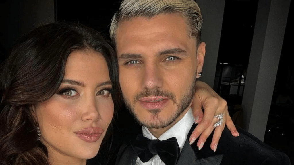 Wanda Nara y Mauro Icardi juntos en una foto de archivo