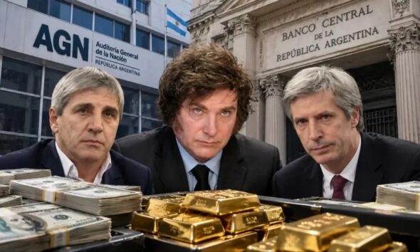 AGN denuncia pérdida del Banco Central con el oro