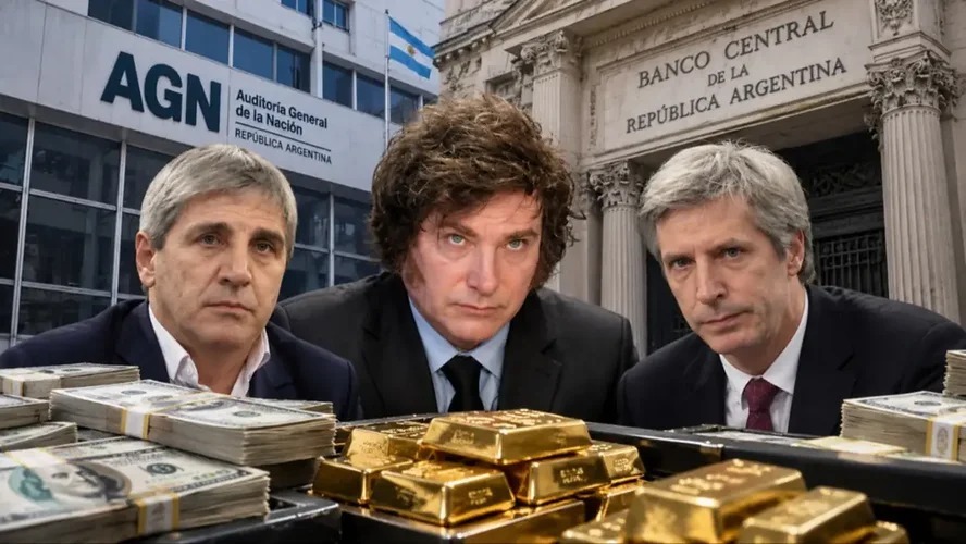 AGN denuncia pérdida del Banco Central con el oro