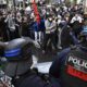 Policía antidisturbios en Francia